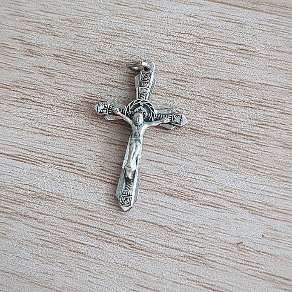 Sterling Silver Crucifix by Princess Pride Creations